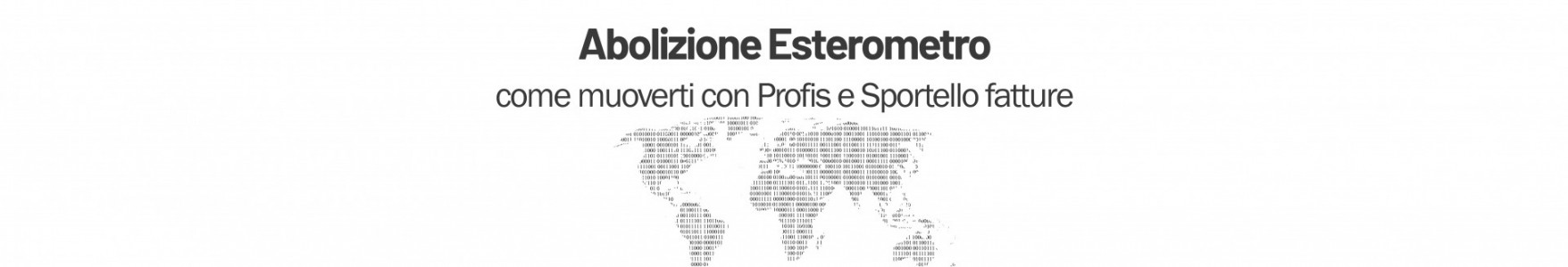 Abolizione Esterometro